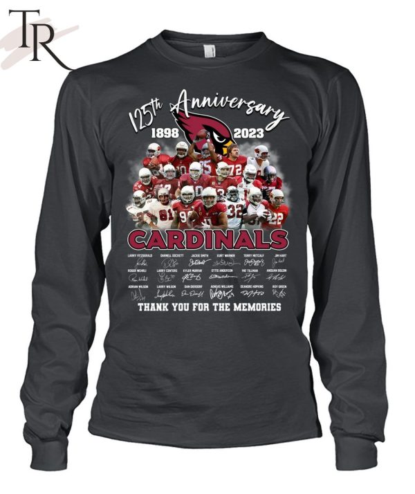 125th Anniversary 1898 – 2023 Cardinals Thank You For The Memories T-Shirt