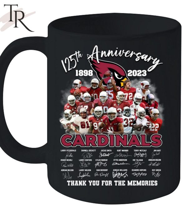 125th Anniversary 1898 – 2023 Cardinals Thank You For The Memories T-Shirt