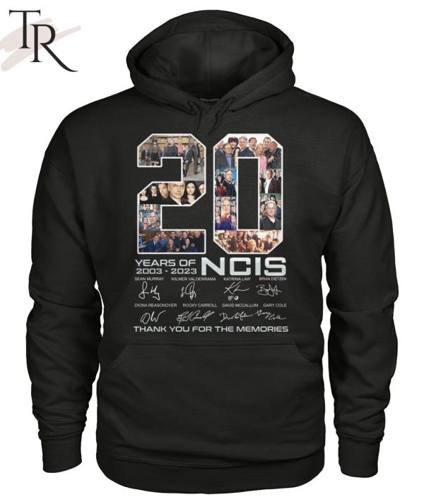 20 Years Of 2003 – 2023 NCIS Signature Thank You For The Memories T-Shirt