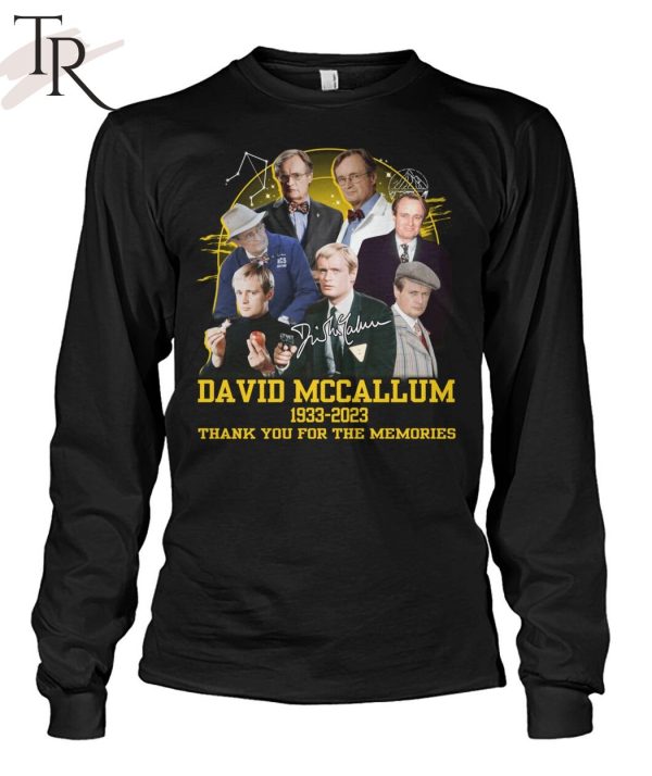 David Mccallum 1933 – 2023 Thank You For The Memories T-Shirt