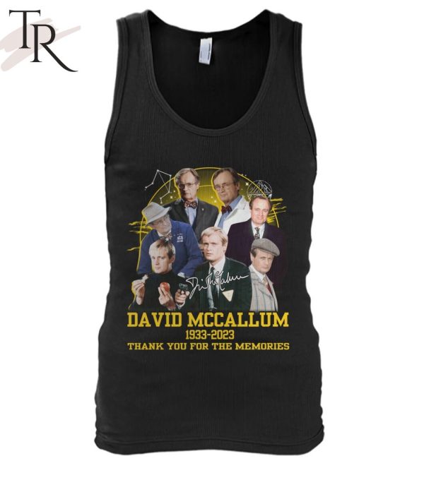 David Mccallum 1933 – 2023 Thank You For The Memories T-Shirt