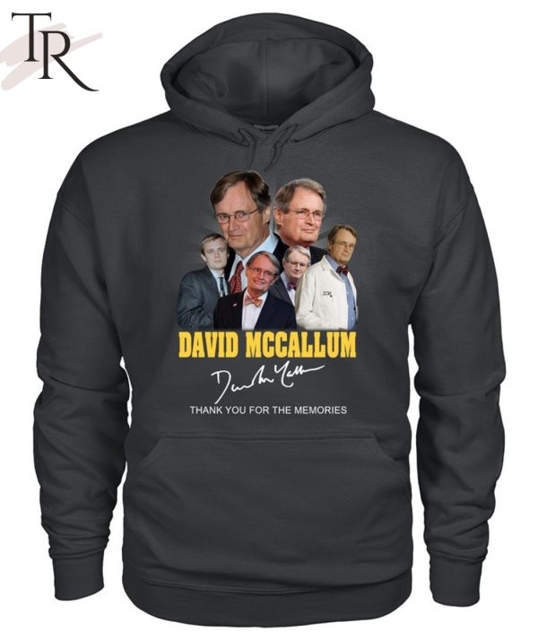 David Mccallum Signature Thank You For The Memories T-Shirt