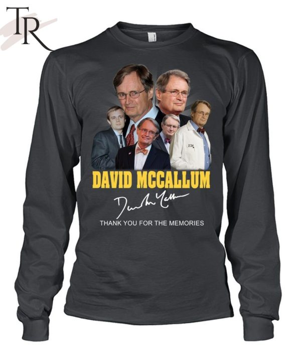 David Mccallum Signature Thank You For The Memories T-Shirt