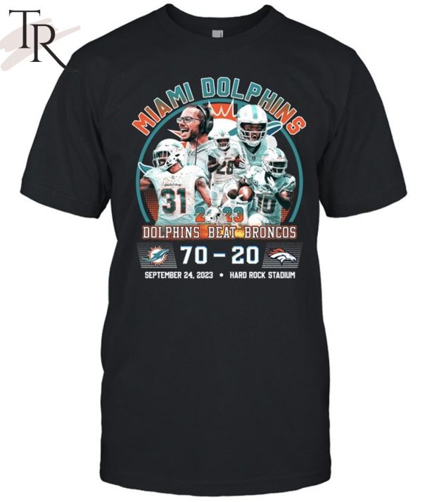 Dolphins Beat Broncos T-Shirt