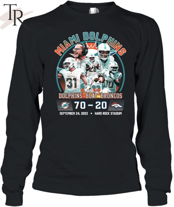 Dolphins Beat Broncos T-Shirt