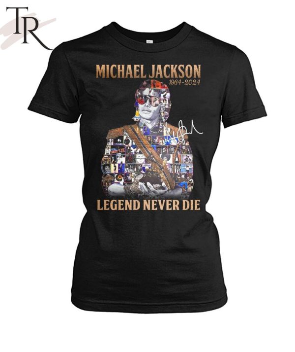 Michael Jackson 1964 – 2024 Legend Never Die Signature T-Shirt