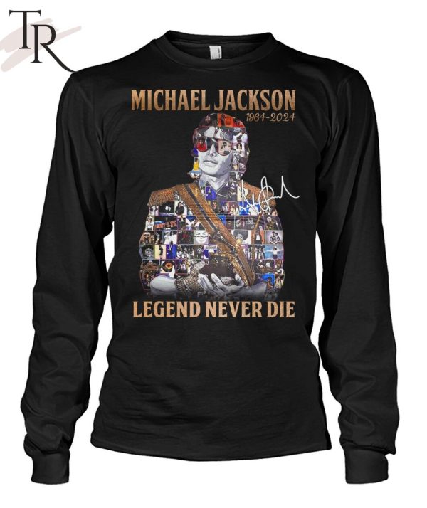 Michael Jackson 1964 – 2024 Legend Never Die Signature T-Shirt