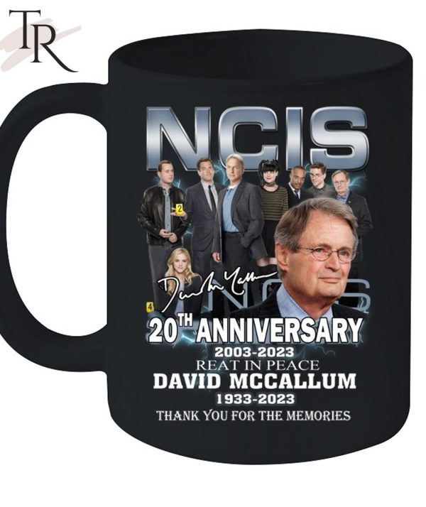 NCIS 20th Anniversary 2003 – 2023 Reat In Peace David Mccallum 1933 – 2023 Thank You For The Memories T-Shirt