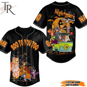 Personalized Boo To You Boo Nightmare On Main Street Baseball Jersey