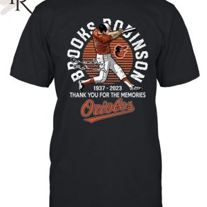 Brooks Robinson 1937 – 2023 MVP Signature Orioles T-Shirt