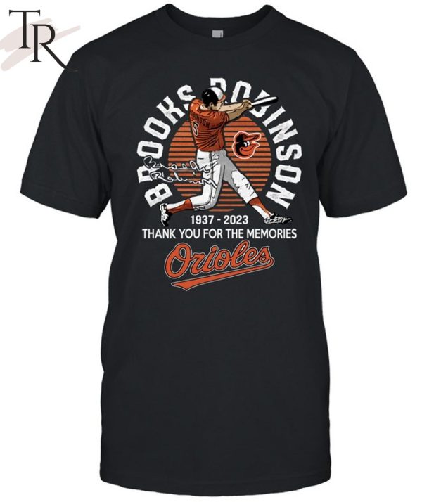 Brooks Robinson 1937 – 2023 MVP Signature Orioles T-Shirt