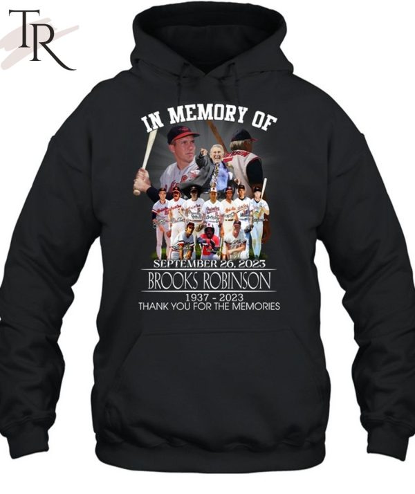 In Memory Of Brooks Robinson 1937 - 2023 Baseball Jersey - Torunstyle