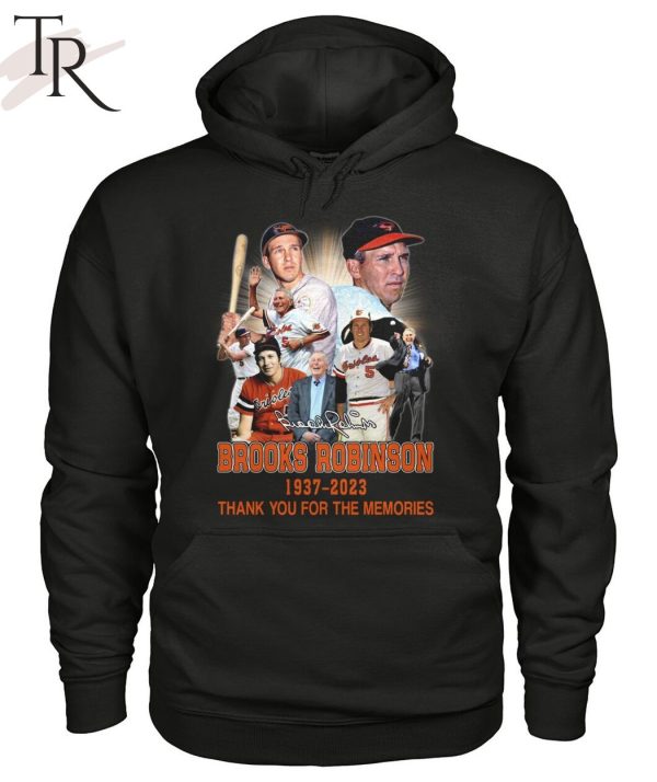 Signature Brooks Robinson 1937 – 2023 Thank You For The Memories T-Shirt