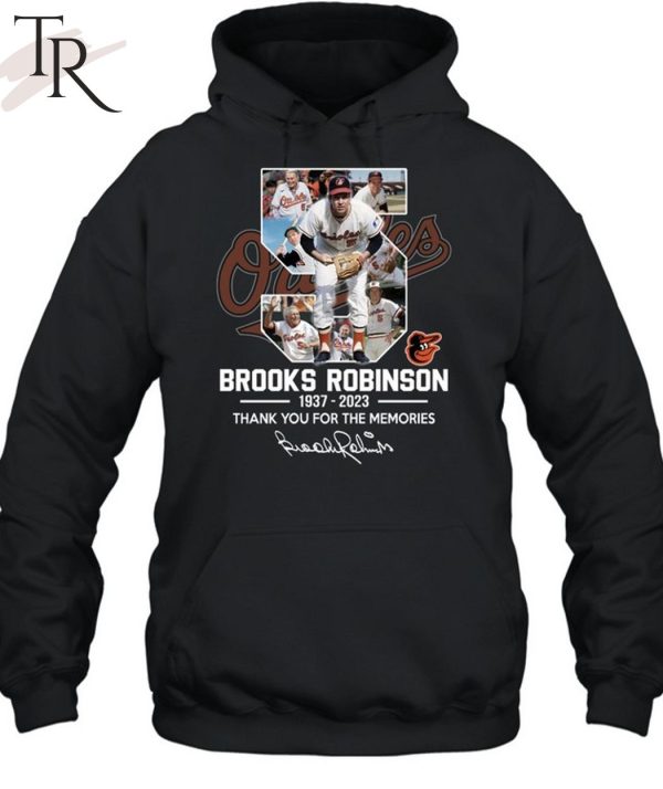 Thank You For The Memories Brooks Robinson 1937 – 2023 Signature T-Shirt