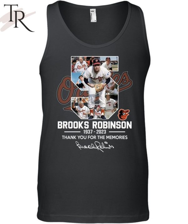 Thank You For The Memories Brooks Robinson 1937 – 2023 Signature T-Shirt