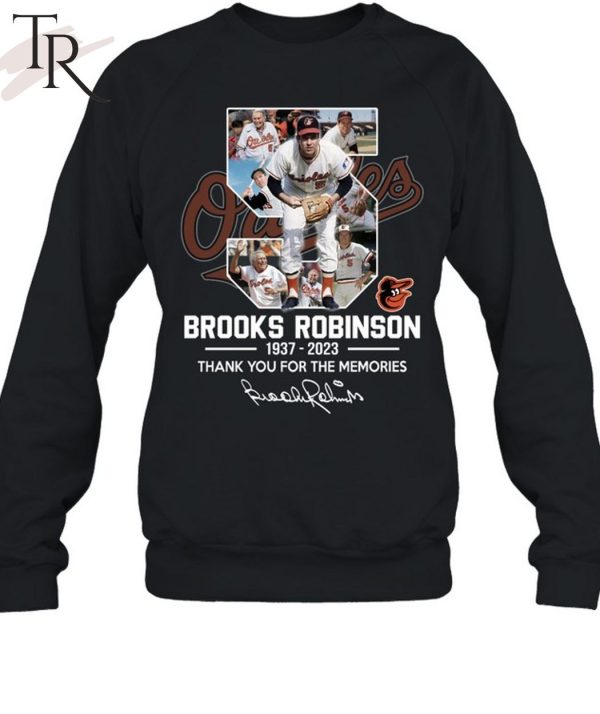 Thank You For The Memories Brooks Robinson 1937 – 2023 Signature T-Shirt