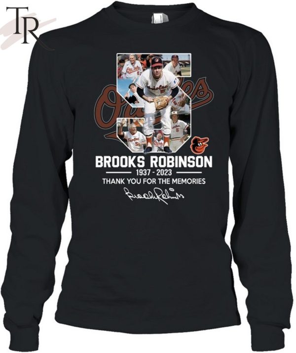 Thank You For The Memories Brooks Robinson 1937 – 2023 Signature T-Shirt