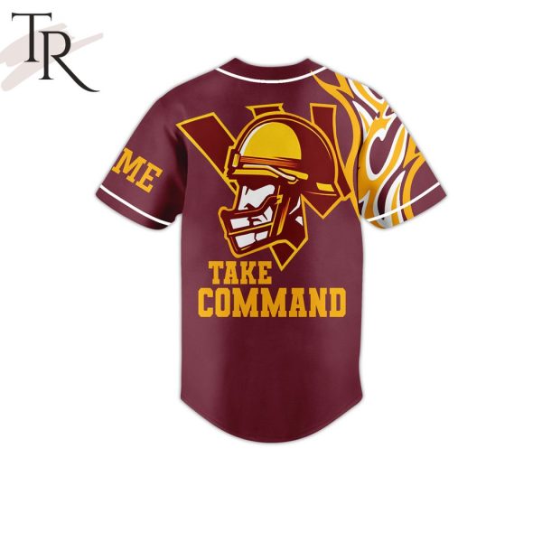 Customize Washington Commanders Take Command Baseball Jersey