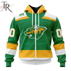 NHL Minnesota Wild 2023-24 Alternate Kits Hoodie