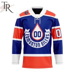 Edmonton Oilers Reverse Retro Hockey Jersey
