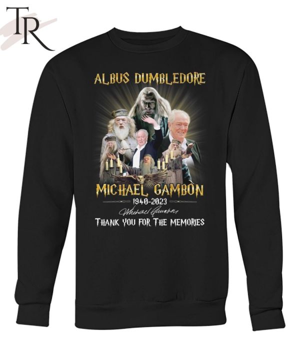 Albus Dumbledore Michael Gambon 1940 – 2023 Thank You For The Memories T-Shirt