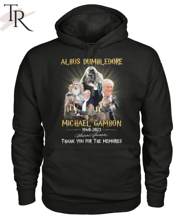 Albus Dumbledore Michael Gambon 1940 – 2023 Thank You For The Memories T-Shirt