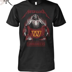 Metallica Collab Washington Commanders T-Shirt