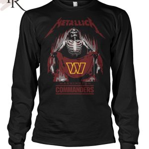 Metallica Collab Washington Commanders T-Shirt