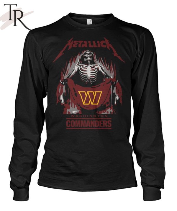 Metallica Collab Washington Commanders T-Shirt