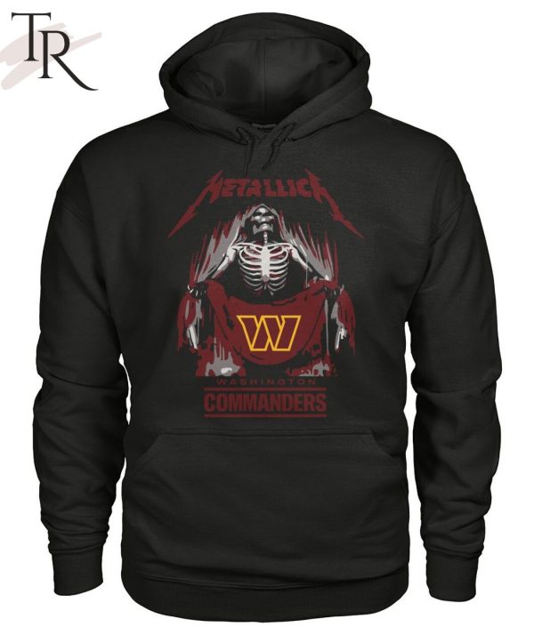 Metallica Collab Washington Commanders T-Shirt