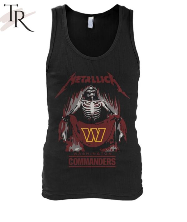 Metallica Collab Washington Commanders T-Shirt