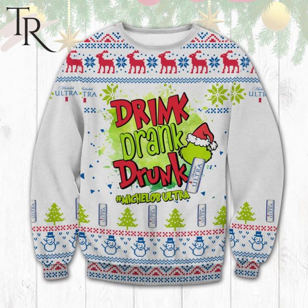 Michelob Ultra Grinch Ugly Sweater