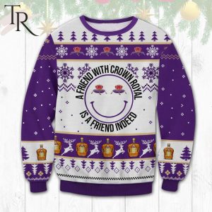 A Friend With Crown Royal Ugly Sweater