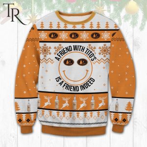 A Friend With Tito’s Ugly Sweater