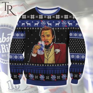 Pabst Blue Ribbon Beer Meme Ugly Sweater