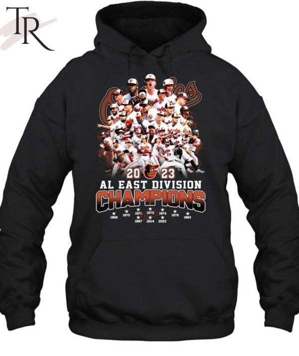 Baltimore Orioles 2023 AL East Division Unisex T-Shirt