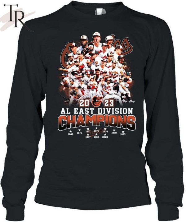 Baltimore Orioles 2023 AL East Division Unisex T-Shirt