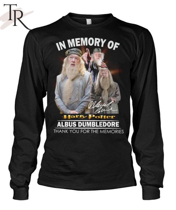 In Memory Of Harry Potter Albus Dumbledore Thank You For The Memories Unisex T-Shirt