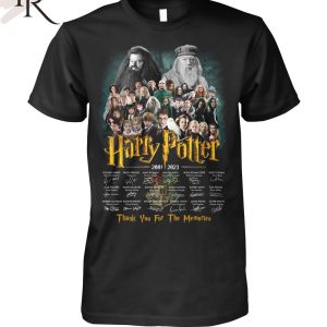 Robbie Coltrane And Michael Gambon Harry Potter 2001 – 2023 Thank You For The Memories Unisex T-Shirt
