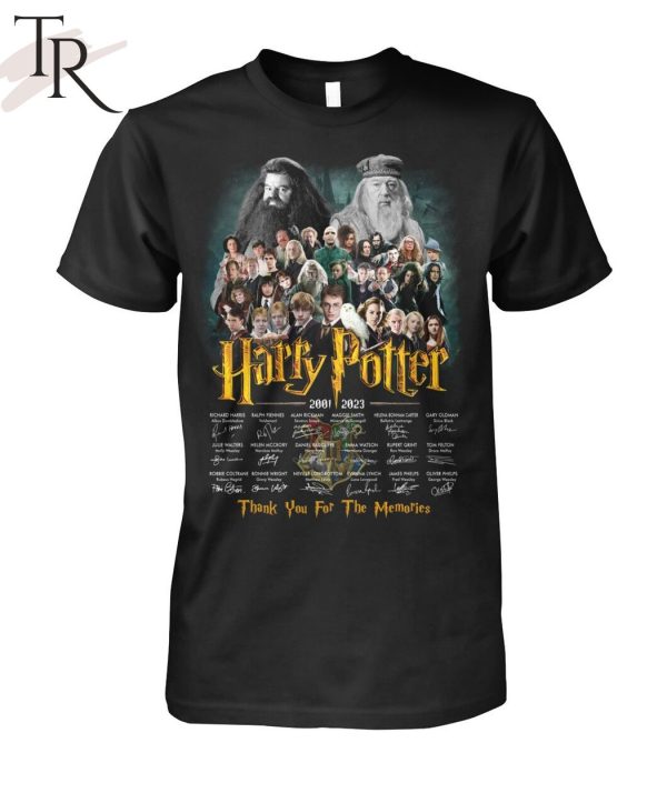Robbie Coltrane And Michael Gambon Harry Potter 2001 – 2023 Thank You For The Memories Unisex T-Shirt