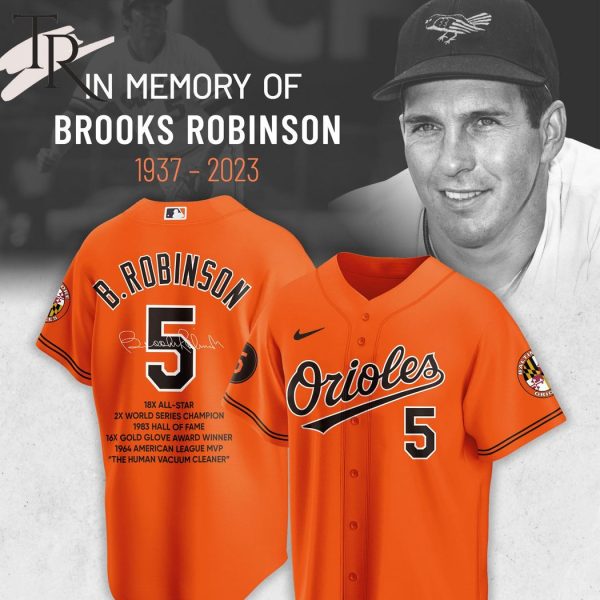 Rip Brooks Robinson Baseball Jersey