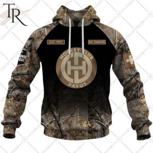 Personalized NL Hockey HC Davos Camouflage Hoodie
