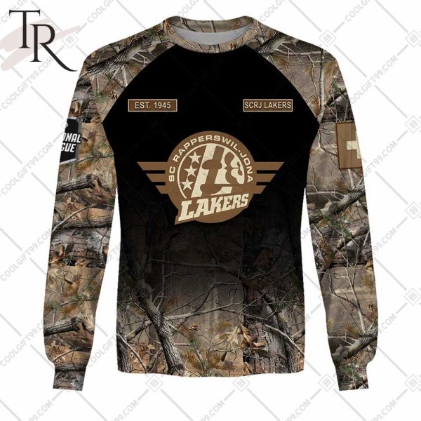 Personalized NL Hockey SCRJ Lakers Camouflage Hoodie