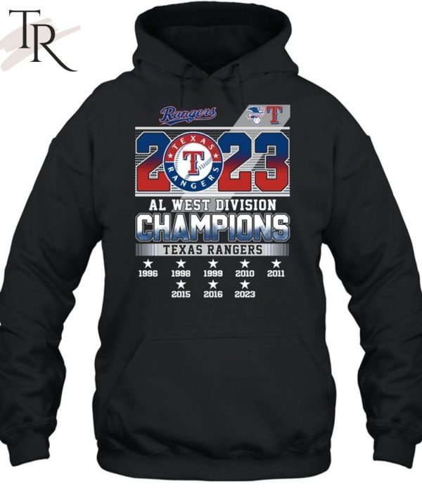 Texas Rangers 2023 AL West Division Champions shirt, hoodie