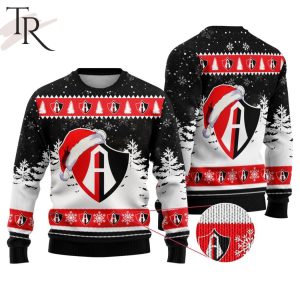 LIGA MX Atlas F.C Special Christmas Ugly Sweater Design