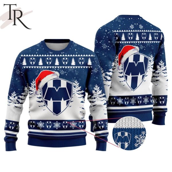 LIGA MX C.F. Monterrey Special Christmas Ugly Sweater Design