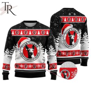 LIGA MX Club Tijuana Special Christmas Ugly Sweater Design