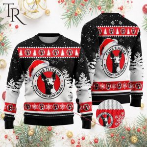 LIGA MX Club Tijuana Special Christmas Ugly Sweater Design