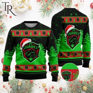 LIGA MX FC Juarez Special Christmas Ugly Sweater Design