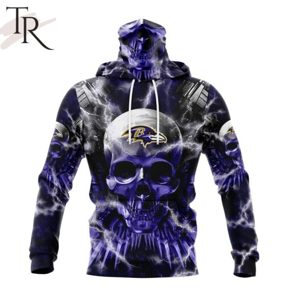 NFL Baltimore Ravens Special Expendables Skull Design Hoodie